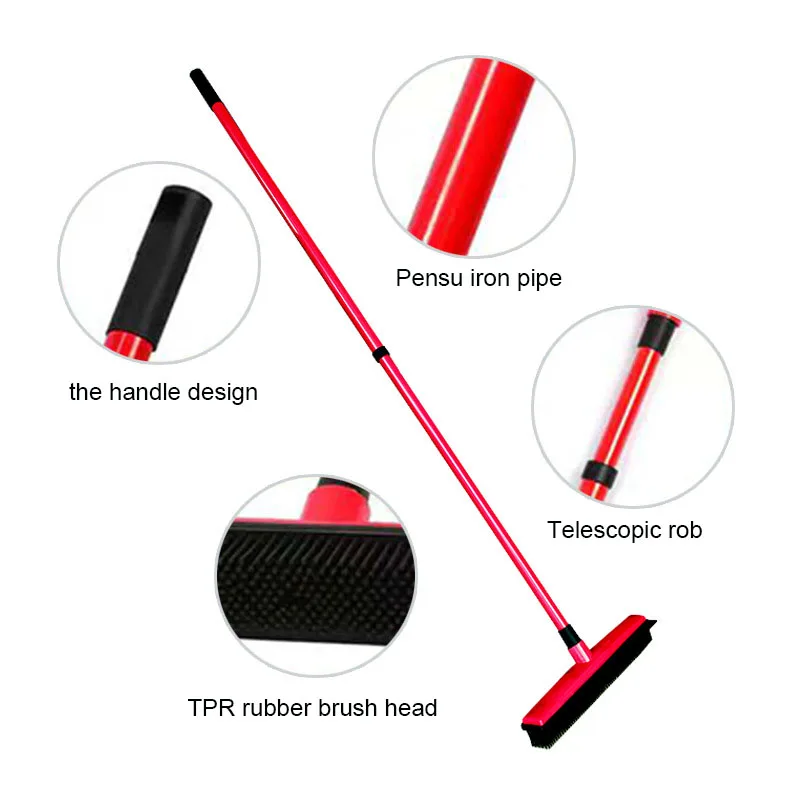 Чистящие швабры для домашних животных удаление ворса резиновая метла