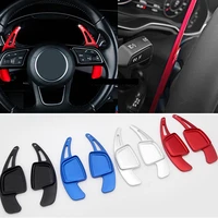 pair car steering wheel paddle shift extension aluminum alloy for audi a4l s4 s5 a6 c8 a7 a8 avant quattro 2019 2021
