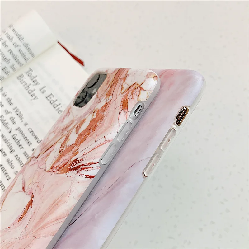 Мраморный чехол TeppKa для iPhone 11 Pro max Xr Xs X 7 8 6S 6 Plus мягкий из ТПУ 2019 Fundas| |