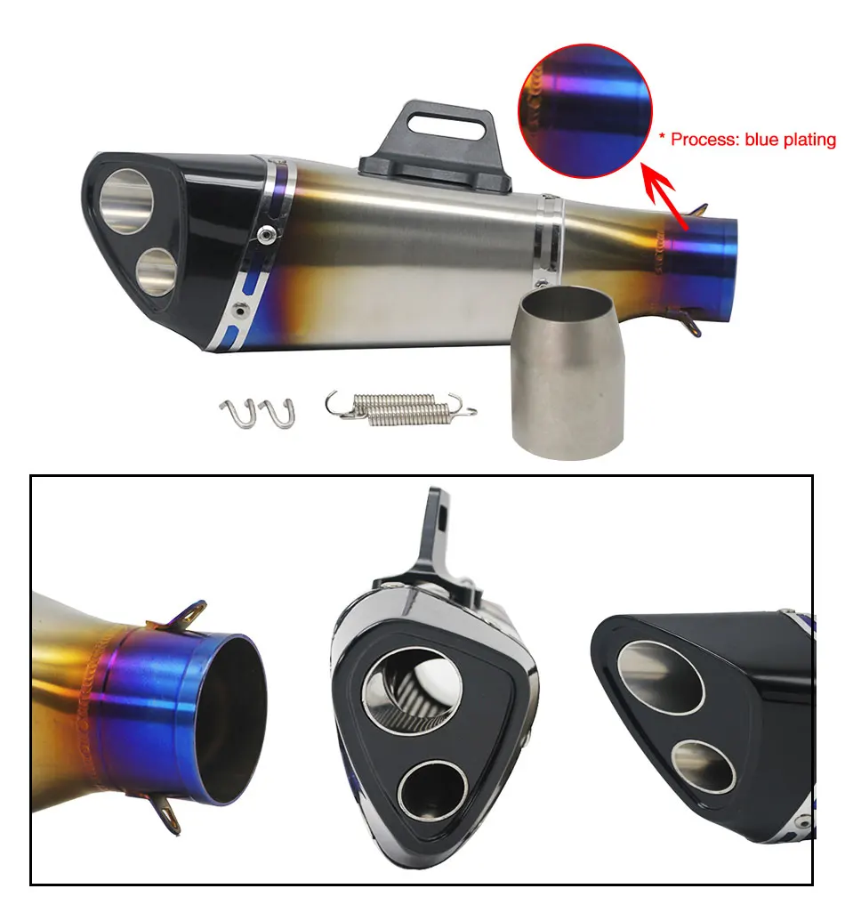 ZSDTRP Универсальный мотоцикл глушитель слипоны Akrapovic наклейки для Yoshimura R11 Suzuki GSXR 600 750 Ninja650