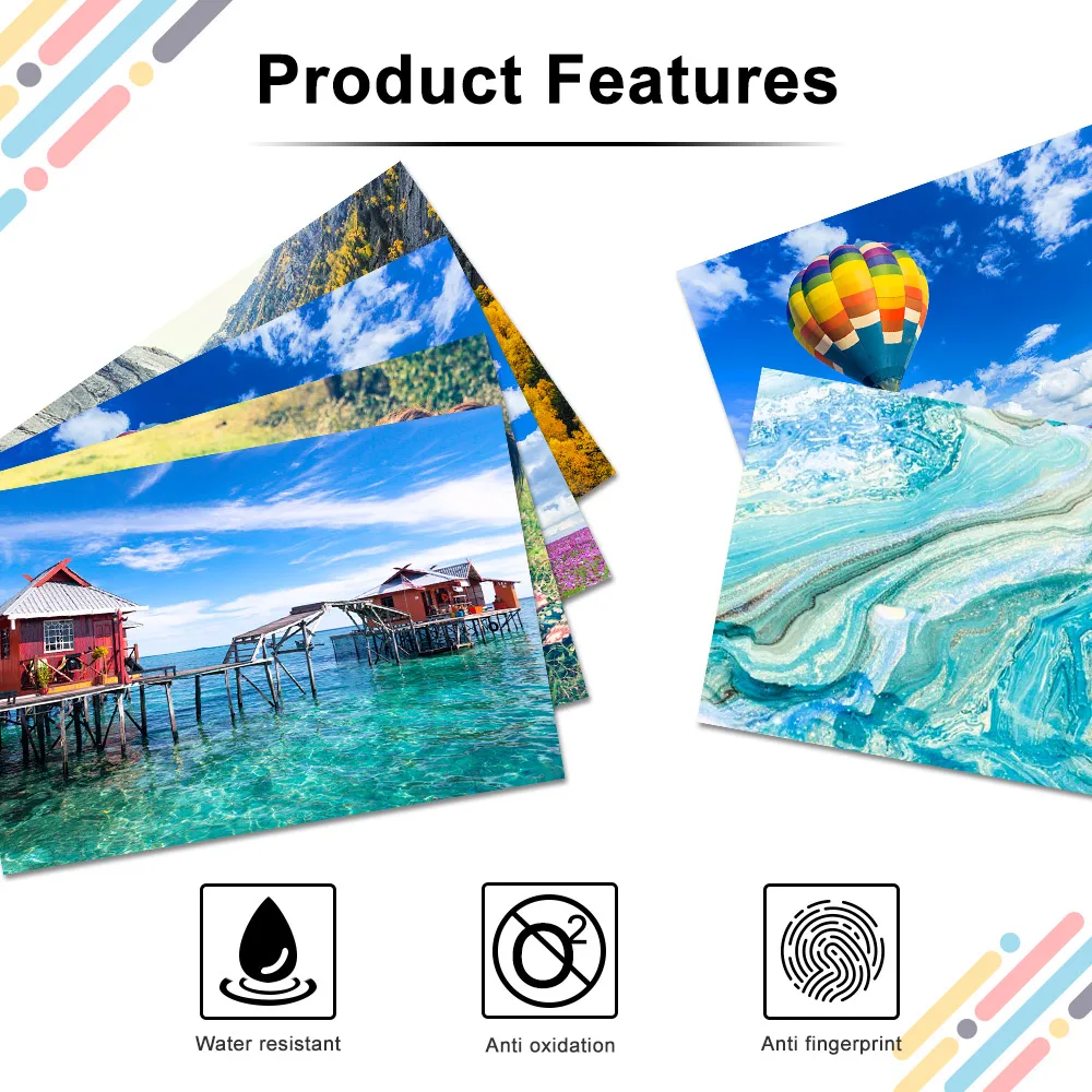 6 &quotЦвет чернил и Бумага комплект совместимый для Canon Selphy фотопринтер CP1200 CP1300 CP910