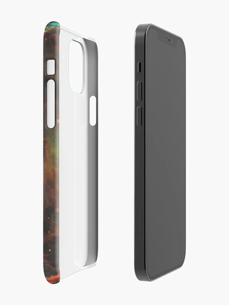 Жесткий чехол для Iphone с зеленой Галактикой защелкой iPhone 5 женский 6 6S 7 8 Plus 11 12 13 Pro