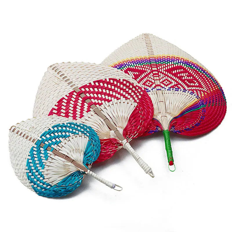 Вентилятор для охлаждения ручной работы из натурального бамбука 1