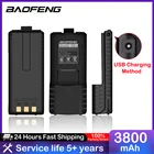 Baofeng Ture 3800 ма ч, запасной оригинальный аккумулятор BL-5R UV-5R, аккумулятор для рации BF-F8 uv 5r uv5r UV-5RE UV-5RA 5RB 5RL