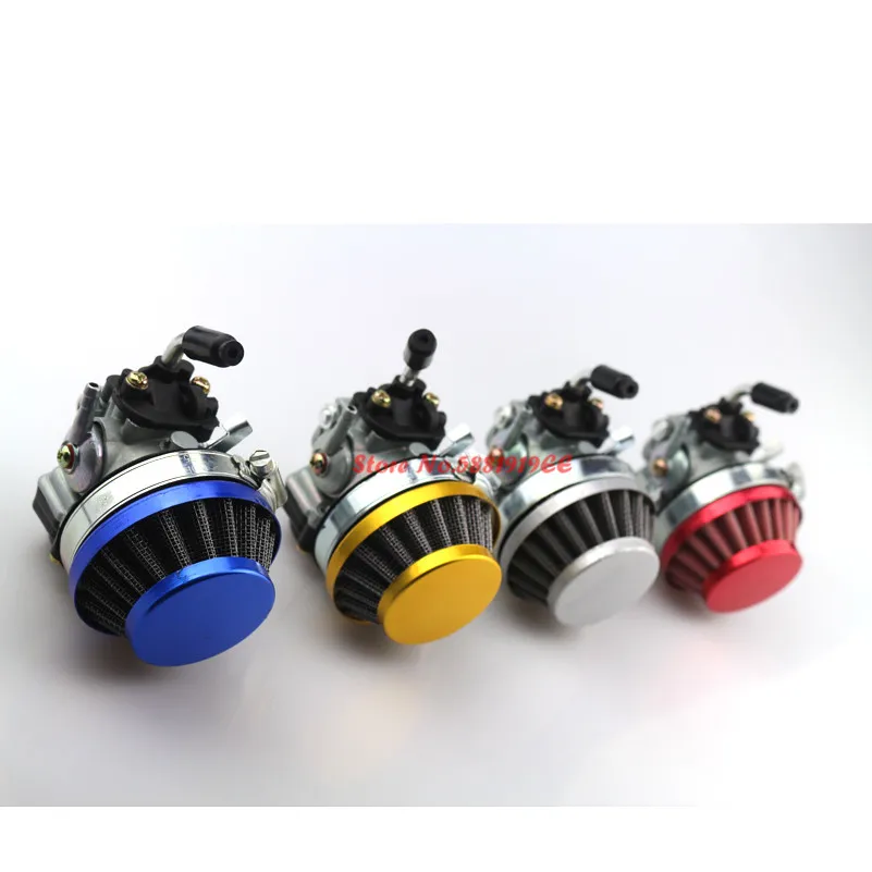 Карманный велосипед 47cc 49cc карбюратор двигателя Карбюратор с воздушным фильтром