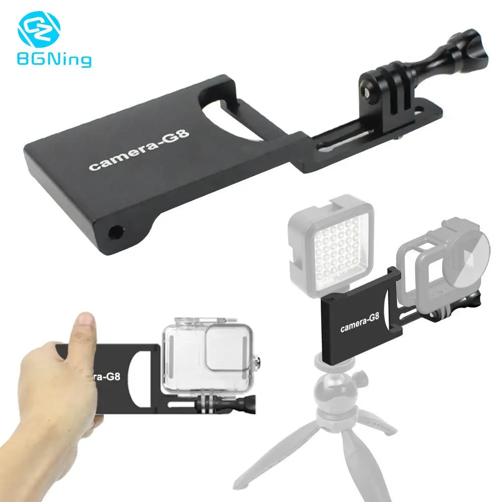 

Крепежная пластина переключателя для видеорегистратора GoPro Hero 8, 7, DJI Osmo Action Yi 4K, Moza, Feiyu Zhiyun Handheld шарнирный адаптер