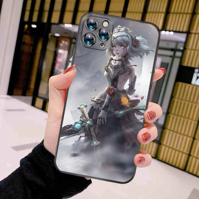 

Anime Genshin Impact Phone Case For iPhone 11 Pro MAX Designer Soft Coque Telephone Best Kawaii Luxury Waterproof Phone Cove