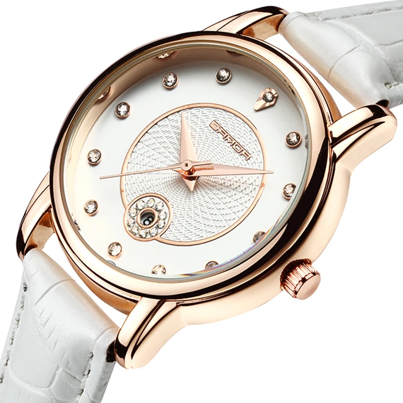 

SANDA Women's Watches Rose Gold Simple Fashion Women Wrist Watch Luxury Ladies Watch Women Bracelet Reloj Mujer Relogio Feminino
