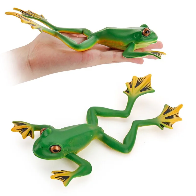 Фигурки лягушек 6 шт. коллекционные игрушки познавательные дикие животные