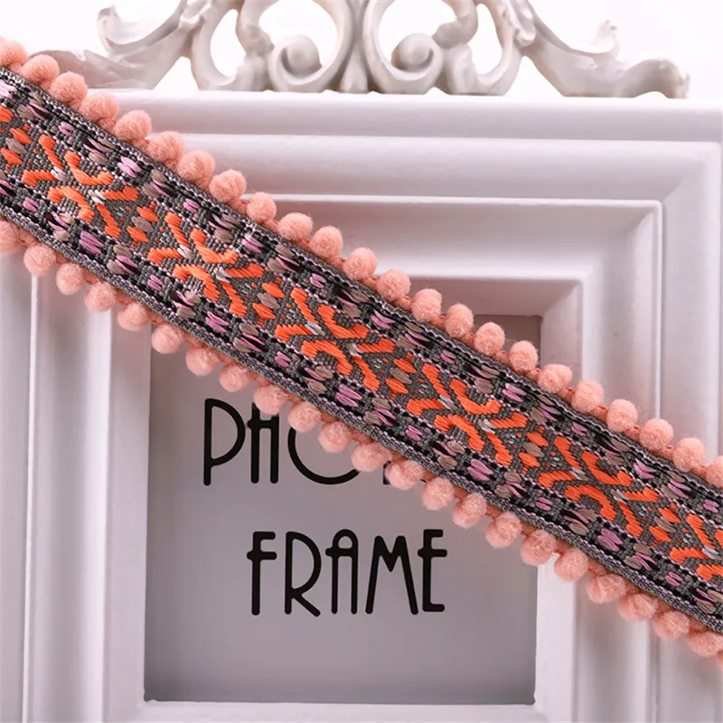 Приблизительная отделка шириной 3 см широкие шарики для волос национальная