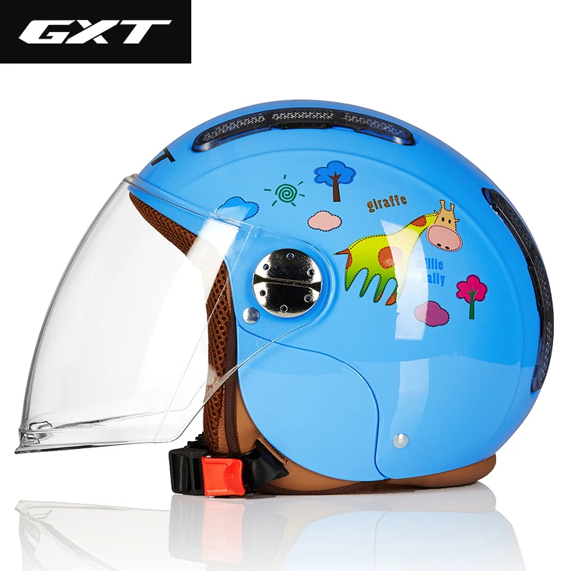 GXT для мальчиков и девочек четыре сезона Электромобиль скутер мотоциклетный шлем