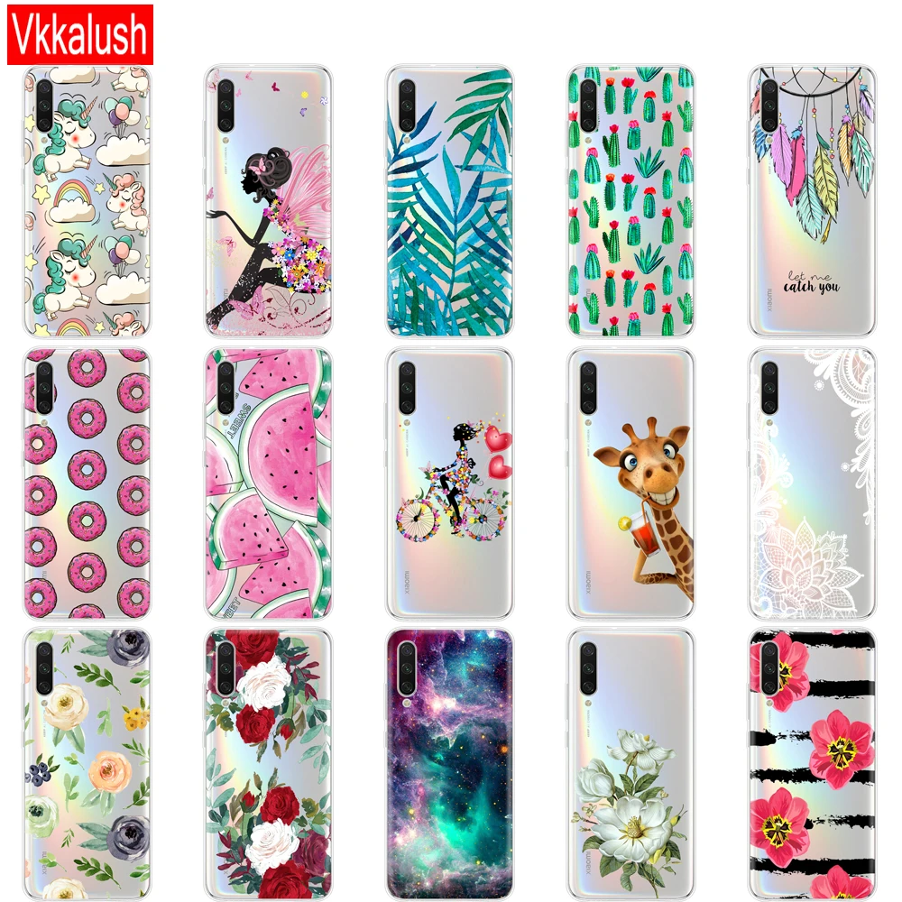 silicon Cover For Xiaomi MI A3 Case Full Protection Soft tpu Back Cover Phone Cases For Xiomi MI A3 bumper Cover Phone shell