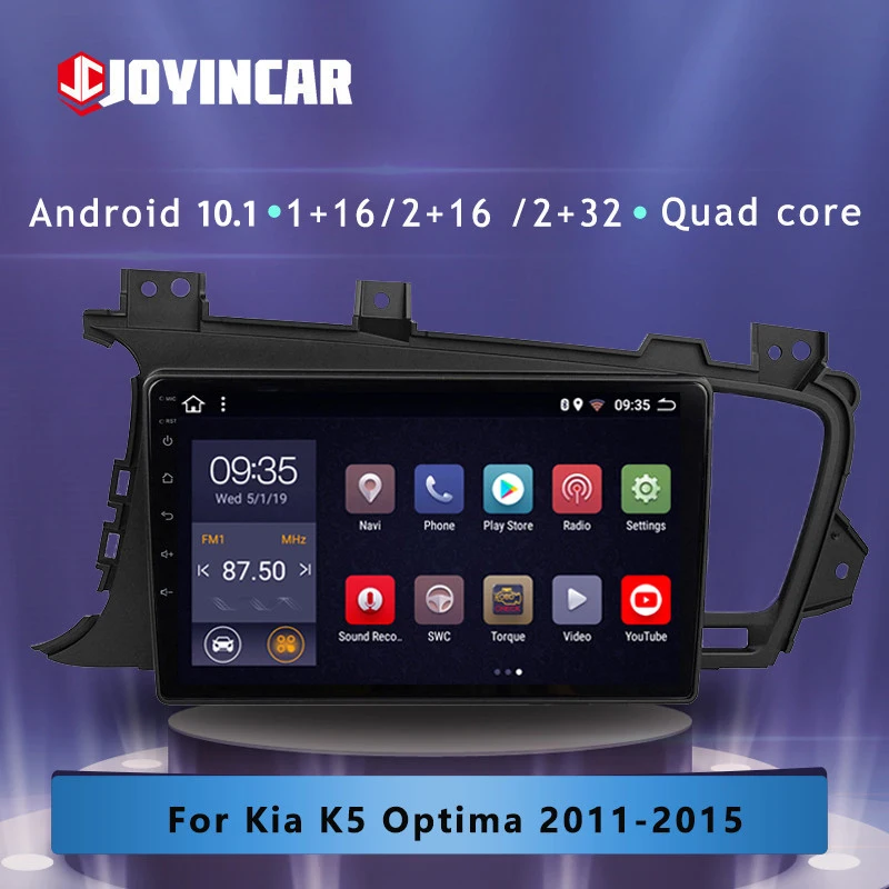 JOYINCAR четырехъядерный Android 10 1 для Kia Optima 3 K5 2011 2012 2013 2014 2015 мультимедийный
