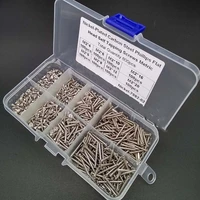 800pcs m2 stainless steel self tapping screw assortment kit lock nut wood thread nail screw sets wood screw