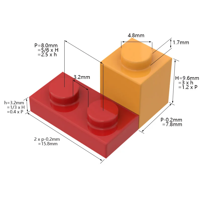 

BZB MOC 10PCS 30136 Assembled Particle Building Blocks Bricks 1 x 2 Log Building Block Parts Kids DIY Educational Toys Gifts
