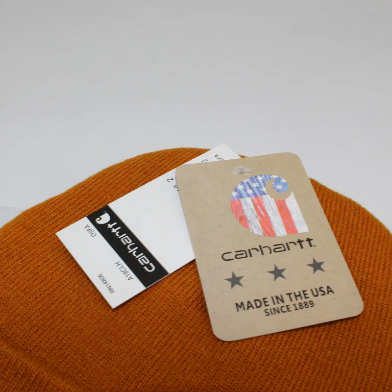 Multicolor Carhartt Knitting Cap Work Clothes Ancient Means Woollen Yarn Men And Women Tide Card Cold Volume Edge | Спорт и