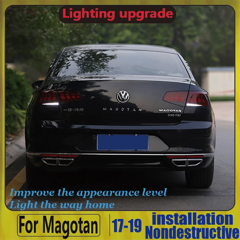 Автомобильный светодиодный фонарь светильник хвост для Volkswagen VW Passat B8 2017 2018 2019