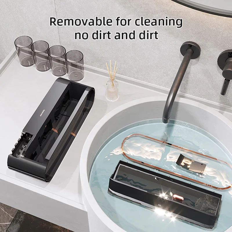 joybos toothbrush holder magnetic adsorption inverted automatic toothpaste squeezer dispenser electric toothbrush storage rack free global shipping