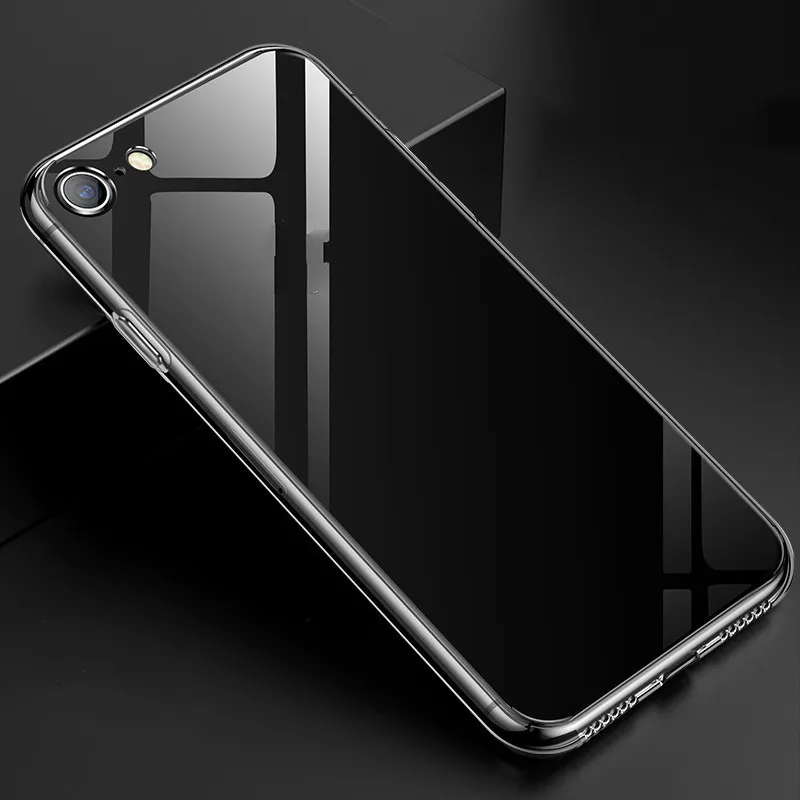 

TPU Phone Case for IPhone SE 2020 Case 2 In 1 Protective Cover for IPhone SE 2020 Case with Tempered Glass