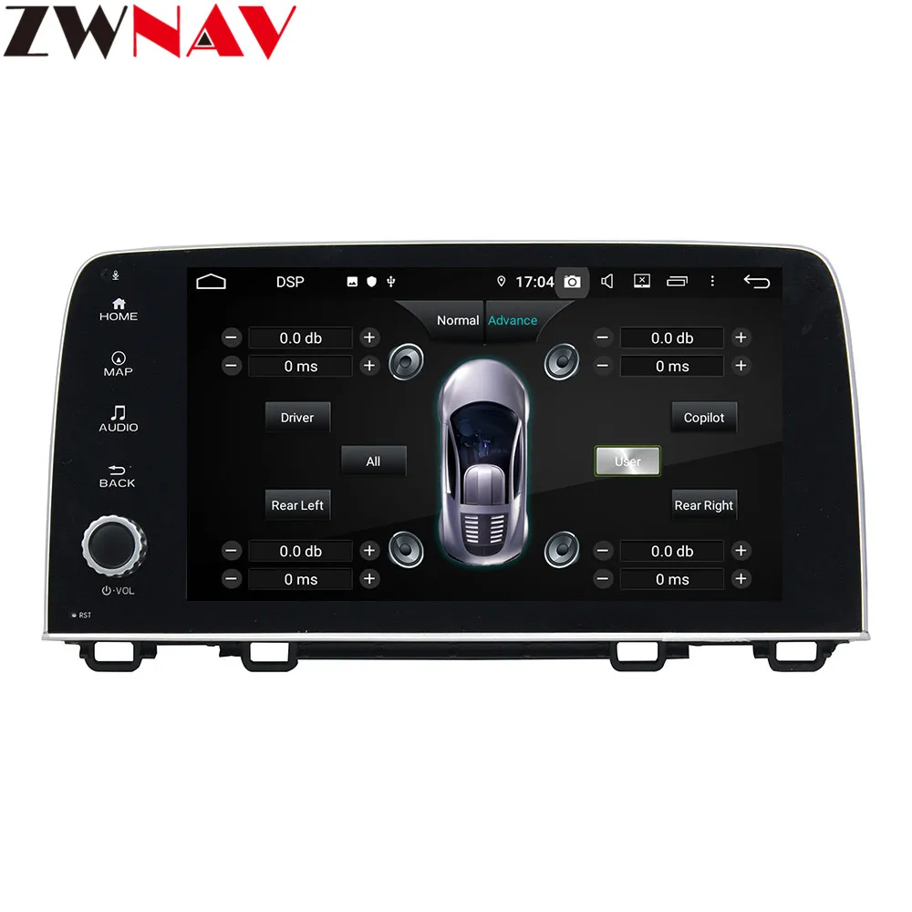 Android 9 4+ 64G DSP автомобильный dvd-плеер gps навигация для HONDA CRV головное устройство мультимедийный плеер магнитофон