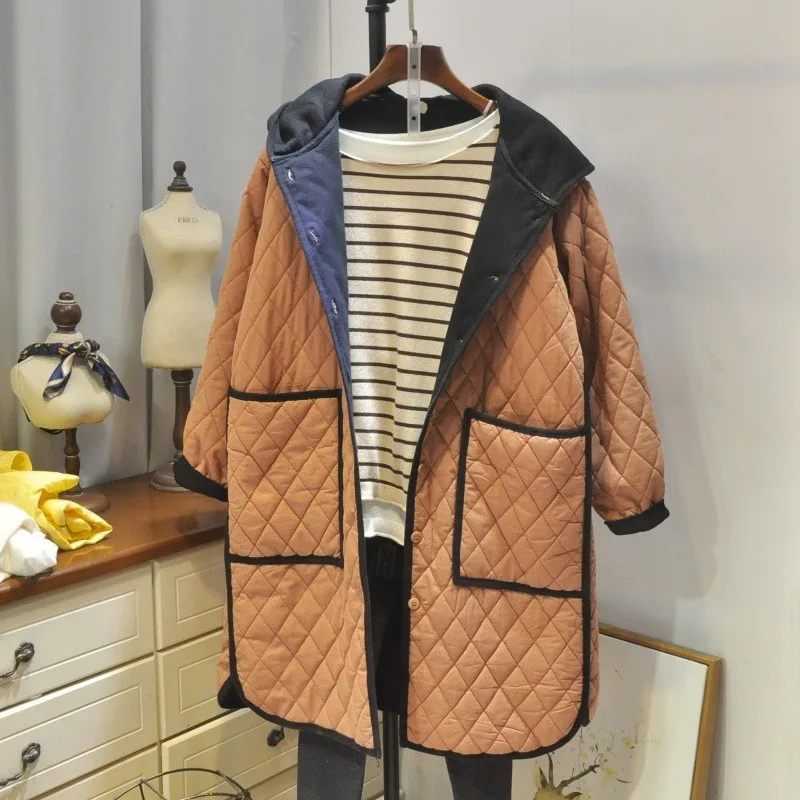 Зимняя Женская Толстая теплая парка с подкладкой длинное пальто повседневная