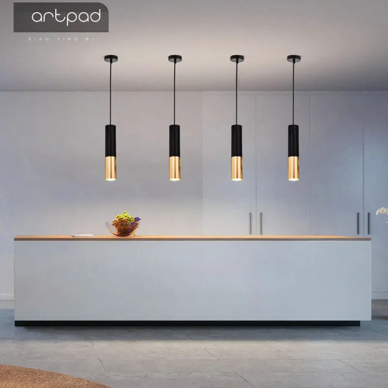Простой скандинавский подвесной светильник Artpad железная лампа с одной головкой