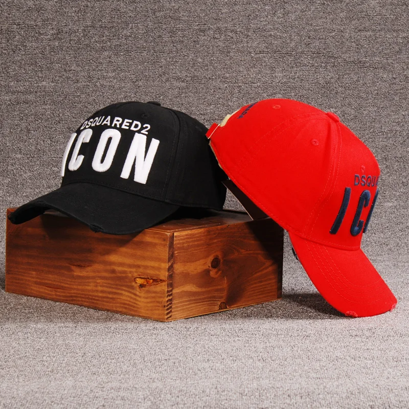 

Wholesale Cotton Embroider Red Black gorras mujer de moda Petten heren shopping Casual hat Baseball cap men womenTrucker cap