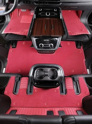 

Высокое качество! Специальные автомобильные коврики на заказ для Nissan Pathfinder R52 7 мест 2020-2013 прочные Водонепроницаемые двухслойные коврики