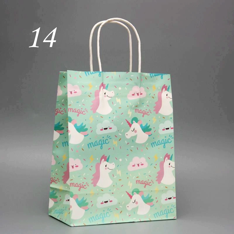 Подарочные бумажные пакеты для покупок с ручкой подарка на день рождения