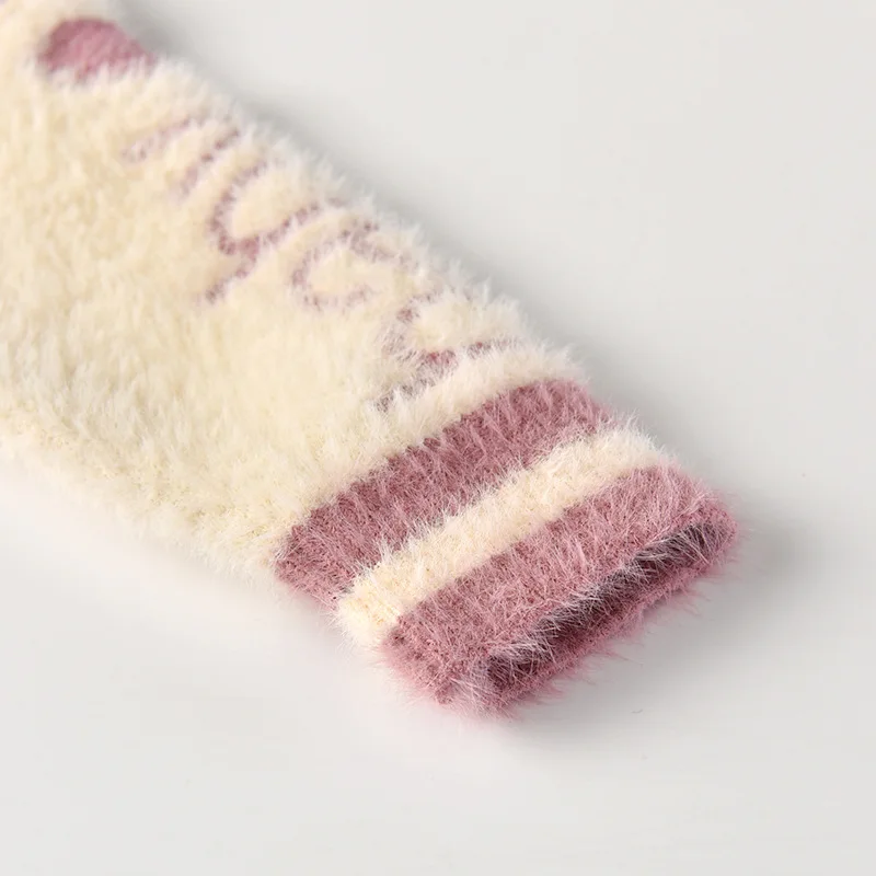 

IYEAL Girls' Sweaters Winter Wear New Style Imitation Mink Jacket Sweater 1-4 Years Old Baby Warm Tops Coat Kids Sweaters
