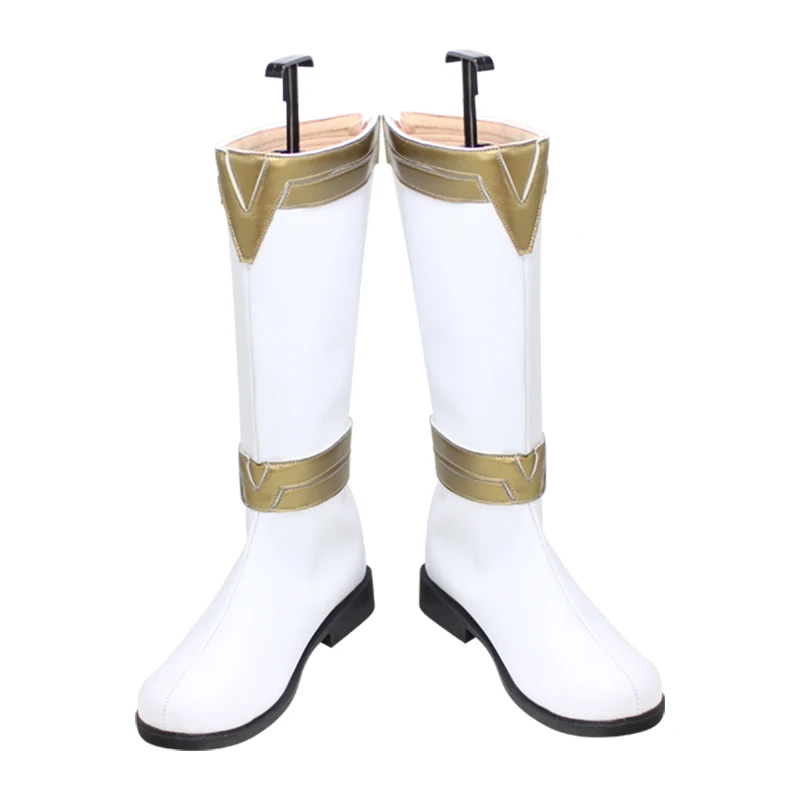Kikai Sentai Zenkaiger Zenkaizer White Cosplay Shoes Boots Halloween Costume Accessories Props | Тематическая одежда и