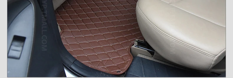 Lsrtw2017 кожаные автомобильные коврики для toyota rav4 2005 2006 2007 2008 2009 2010 2011 2012 xa30 коврик ковер аксессуары для ног