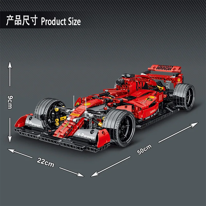 

IN STOCK Creator Expert High-tech F1 Formula Supercar Series Bricks Toys Racing Vehicle Model Building Blocks Toys Kids Gifts