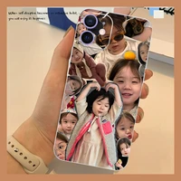 original transparent silicone cute baby japanese style case for iphone 11 12 pro max mini x xr xs max 7 8 plus protection cover