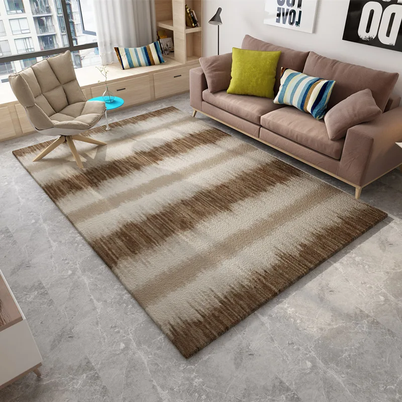 

Modern minimalist abstract geometric color living room large soft flat carpet bedroom balcony children's room sofa carpet
