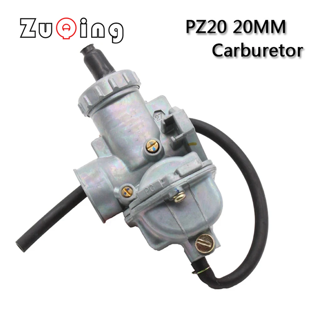 

PZ20 20mm Motorcycle Carburetor Carb For 50cc 70cc 90cc 110cc 125cc 135 For Dirt Pit Bike Monkey Bikes ATV Quad Go Kart