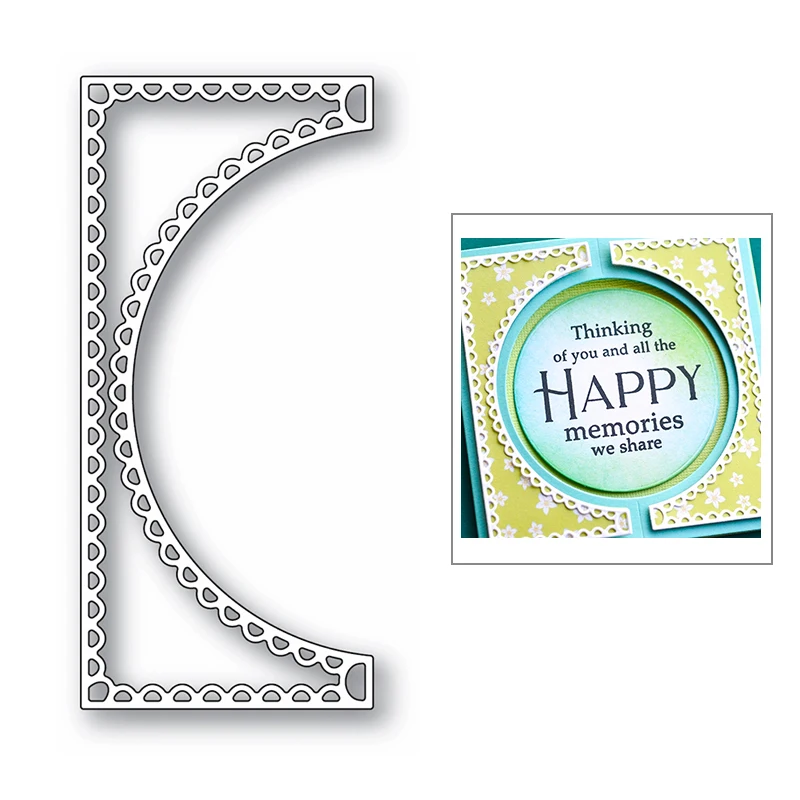 3D рама с зубчатыми краями свода стопы горячая новинка 2020 металлические пресс