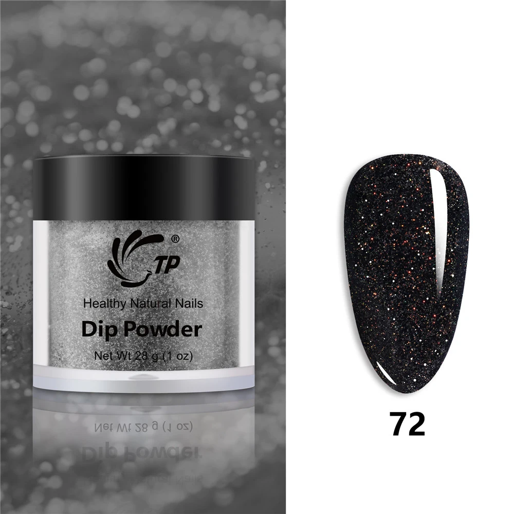 

TP 28g 1oz Nail Glitter Dipping Powder Christmas Nude Color Without lamp Cure Natural Dry Acrylic System Dip Powder Decoration