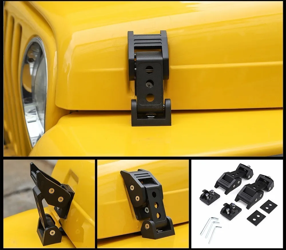 MOPAI замки капот для Jeep Wrangler TJ Черный Автомобильный капот защелка защелки крышки для Jeep Wrangler TJ 1997-2006 автомобильные аксессуары