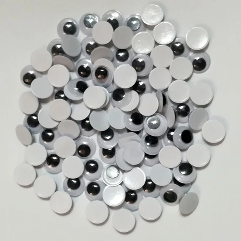 

100pcs Plush Stick+250pcs Colorful Pom Poms+150pcs Googly Eyes Kids DIY Crafting Pieces Manual Handmade Material Toys