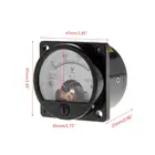 Вольтметр SO-45, 0-300 В переменного тока, круглый аналоговый циферблат, Измеритель Панели, вольтметр, измеритель, черный