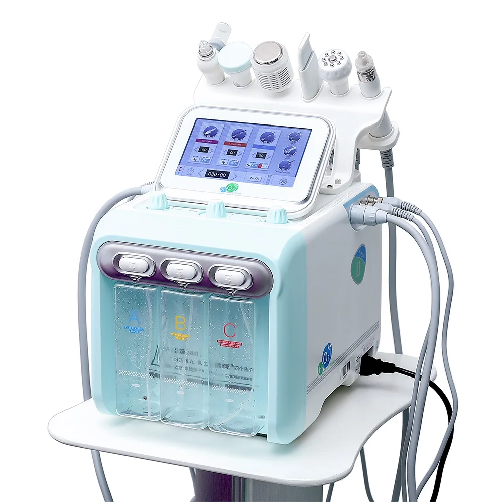 

The second generation 6 in 1 Hydro Dermabrasion Water Oxygen Jet Hydro Diamond Peeling Microdermabrasion