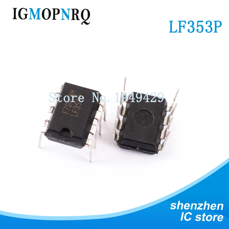 10 шт. LF353P DIP8 LF353 операционный усилитель op amp Op Amp новый оригинальный Бесплатная