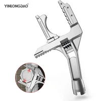 home adjustable wrench universal large opening bathroom wrenchscrew key nut wrench multitool manual repair tools diy tools
