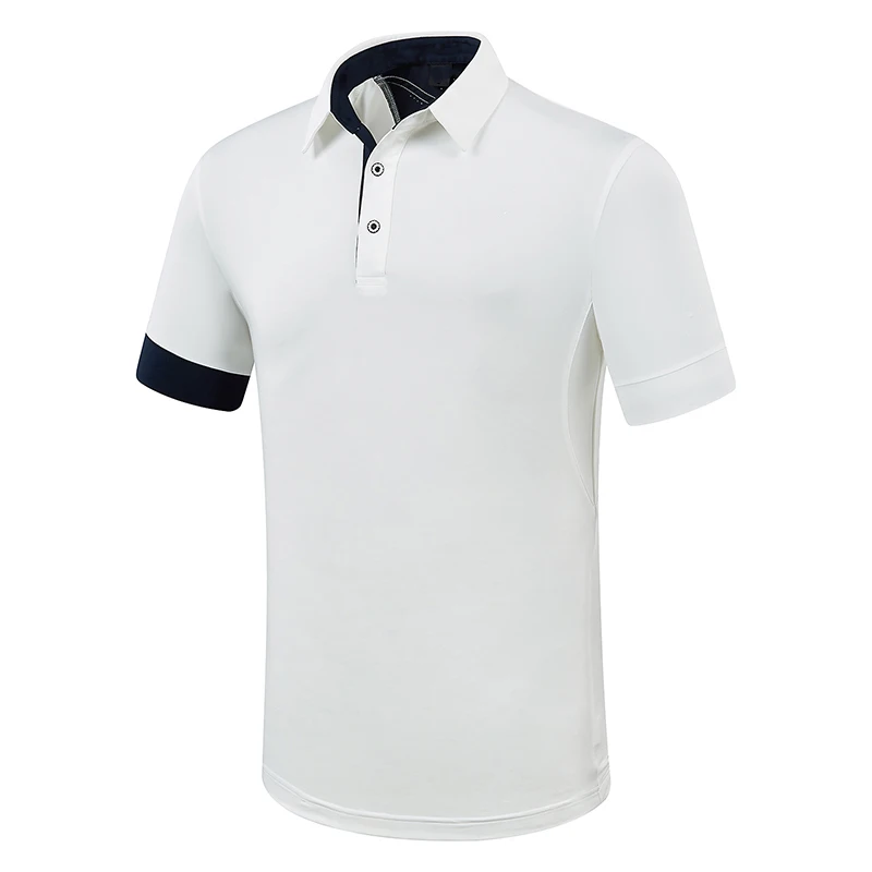 

Short Sleeve Breathable Premium 100% Polyester Blank Men's Golf Polo Shirt Quick Dry