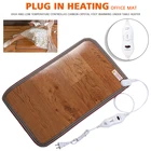 Электрический обогреватель для ног, 220 В переменного тока, коврик для подогрева пола для дома и офиса, электрический обогреватель для ног, коврик для пола с подогревом