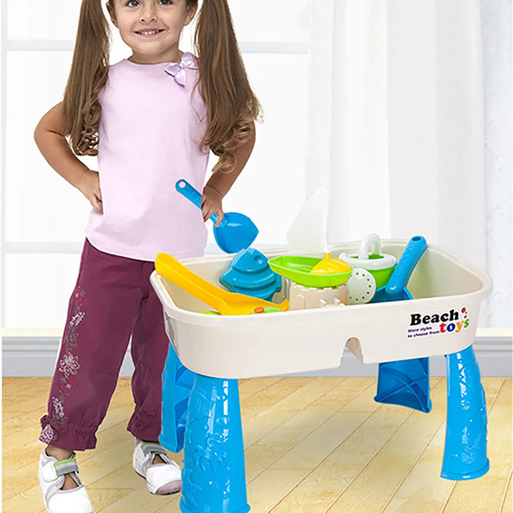 Летний открытый детский пляжный Песочник игрушки ведро с песком водяное колесо