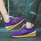 Мужские кроссовки для бега, легкие дышащие, повседневная обувь для пар, большие размеры