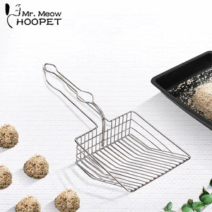 Лопатка для кошачьего туалета HOOPET, лопатка из алюминиевого сплава с наполнителем для кошачьего туалета, принадлежности для уборки домашних животных