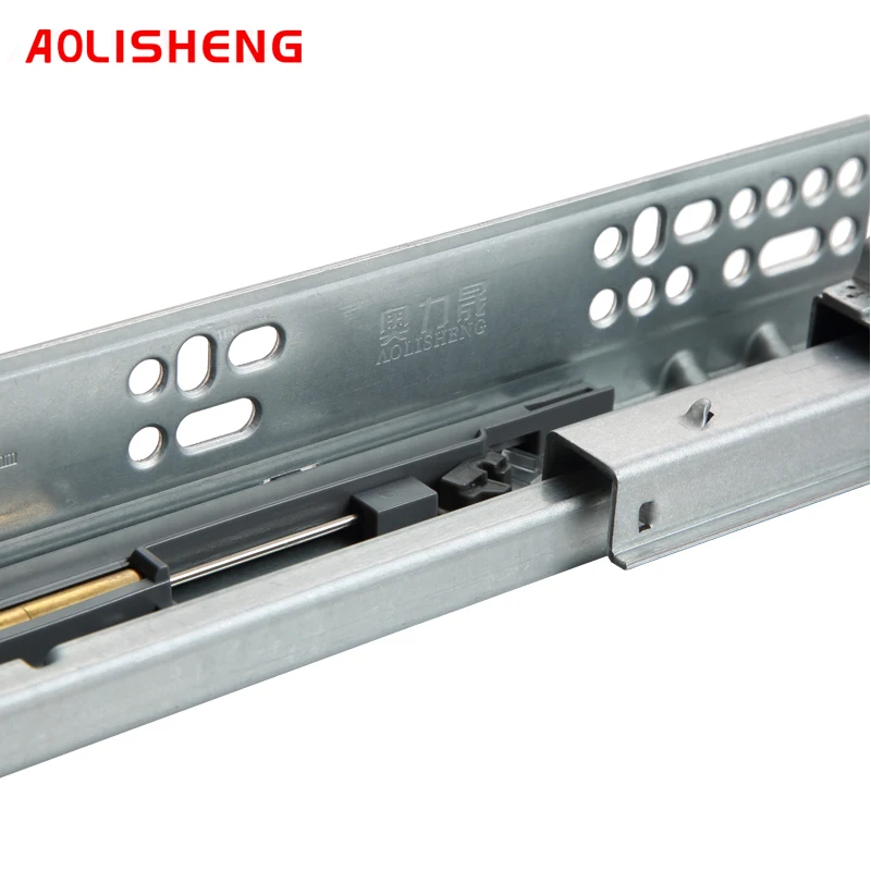 Трехсекционный мягкий закрывающийся Нижний Кронштейн AOLISHENG для скрытого